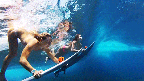 thedopesurfsociety:   The Dope Surf Society®    Nikki van Dijk and Alana Blanchard