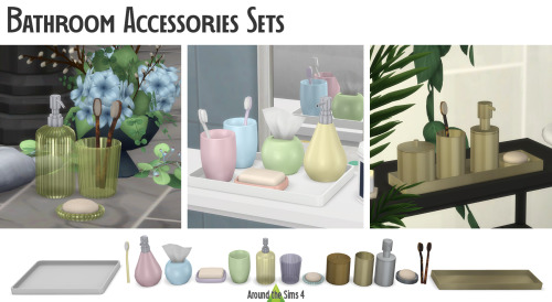 Around The Sims 4 | Bathroom Accessories Sets