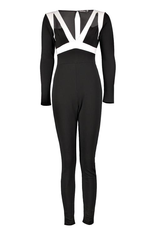 Amy Skinny Leg Colour Block Contrast Jumpsuit at boohoo.comhttp://www.boohoo.com/new-in/amy-skinny-l