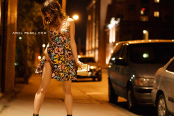 arielrebelunplugged:  Yesterday in the dark streets of #Montreal  …in June, for the VIPs of ArielRebel.com 