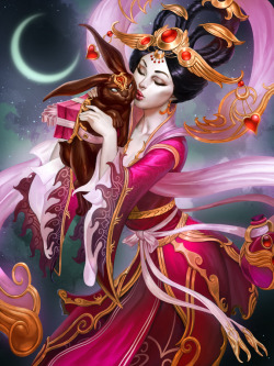 realms-of-fantasy:    SMITE Chang'e   