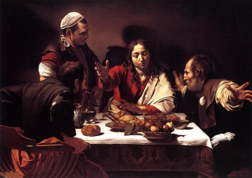 Oltre dubbio e paura…Caravaggio, Cena in Emmaus, 1601.… “Mentre essi parlavano d