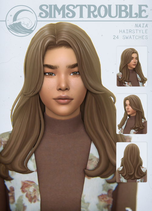 NAIA by simstrouble Just a lil something to celebrate Simblreen Base Game Compatible24 Swatches2 Ver
