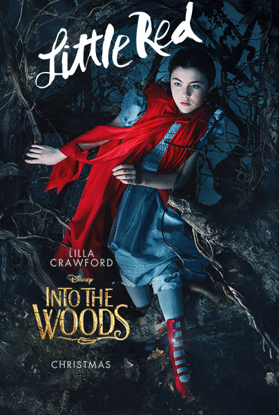 entertainingtheidea-deactivated:  Here are ten new sparkly character posters for Disney’s Into the Woods. 