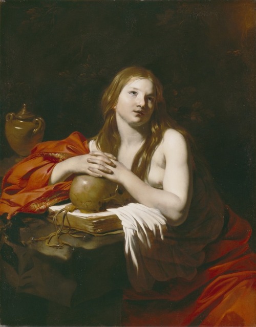 abystle:The Repentant Magdalene Painting, Nicolas Regnier, 1625