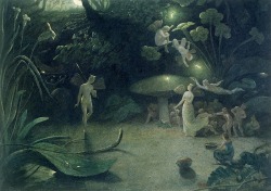 magictransistor:  Francis Danby, A Midsummer Nights Dream, Act II, Scene I (William Shakespeare), 1832.