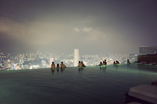 dlubes:  savageposeidon:  Where is this?  Marina Bay Sands, Singapore.