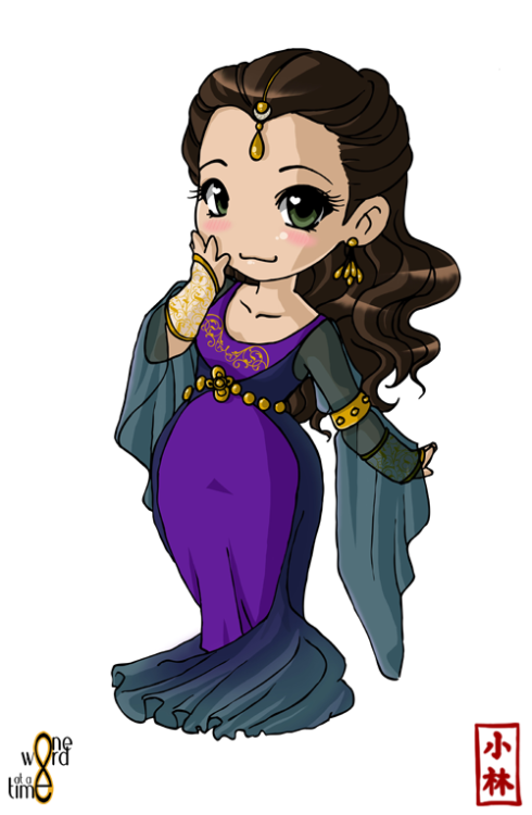 First Merlin chibi of many to come! Kicking things off with Morgana! Dark!Morgana will be coming soo