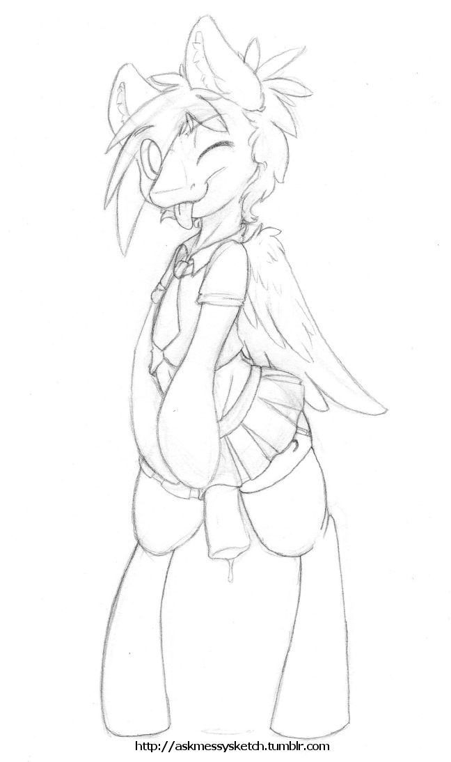 askmessysketch:  &ldquo;I’m ready for my extra credit!&rdquo; ((This sketch