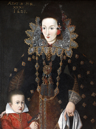 Unknown woman with child, 1621; Germany