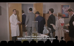 sicknewmst3kburns:Crow: I think diversity