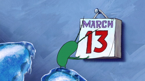 carnivalofmuses:  gamerwithamasterplan:    Well, Krabs, you know what today is? Sorry about this calender…   March 14?   WAIT! That’s not right!   It should say…   THE DAY THAT KRABS FRIES!  Reblog while you still can before Krabs fries! 