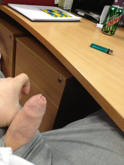 smallcock86:  Cock out at work!!! 