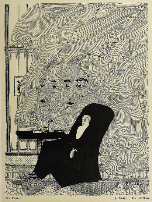 F. Brössler, ‘Der Traum’, “Der Guckkasten”, #7, 1912Source