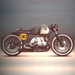 combustible-contraptions:  BMW Cafe Racer | Brat Rod | Rendition | H Hammer