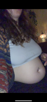 :My belly bulge and growing boobies 🥰 porn pictures