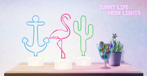 k-sims-7:dominationkid:items included • “sunnylife” neon lights × 3 types    neon part mesh by k