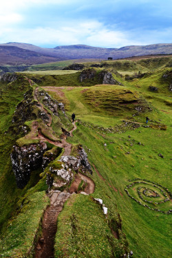 artbylindsay:  Fairy Glen, Isle of Skye April,