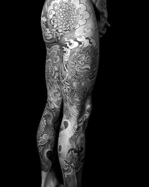 sacredyantratattoostudio: Tattoos by @rinzing_sy on Guillaume Foto by @angeliquestehli #sacredyant