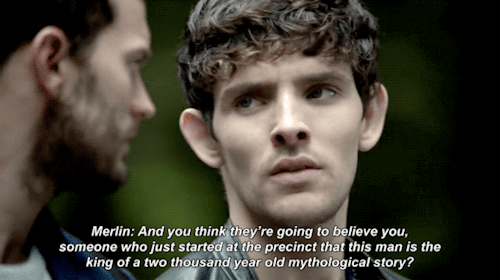 screenwritr:Modern Merlin AU: Part 2 Although they are working on another murder case, Merlin and hi
