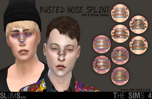 ‘Busted Nose’ Splint Accessory for YAU (with & without bruising overlay)Maybe they broke it in a