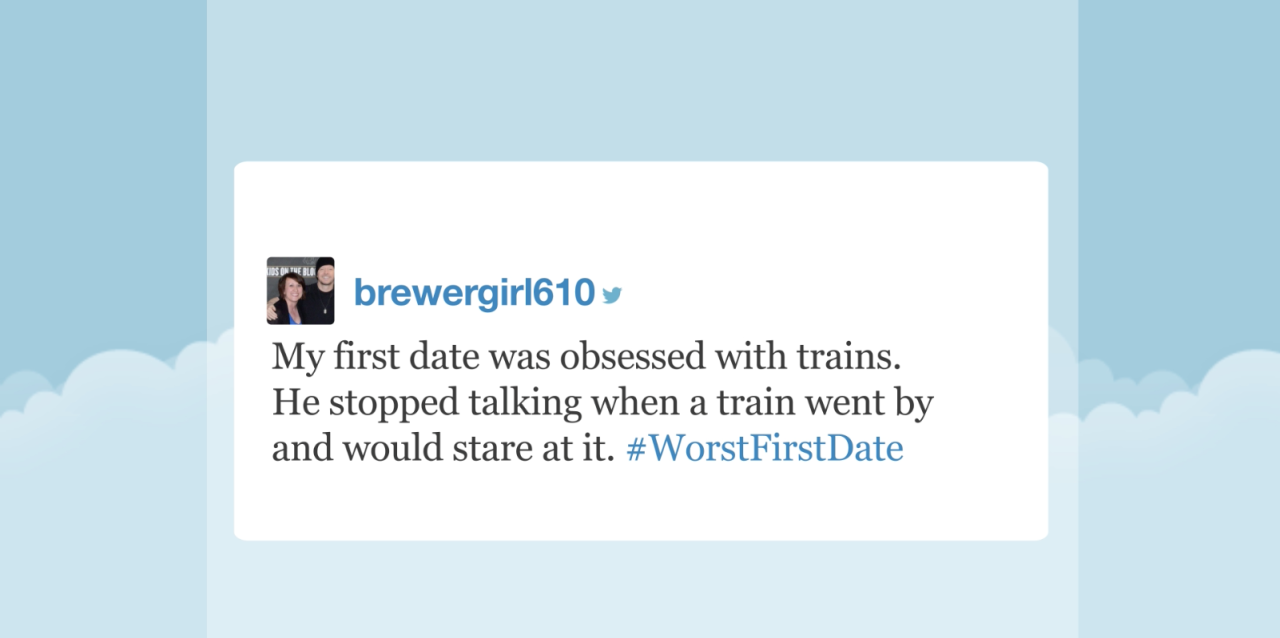 tastefullyoffensive:  Video: Tonight Show Hashtags: #WorstFirstDate  I went out