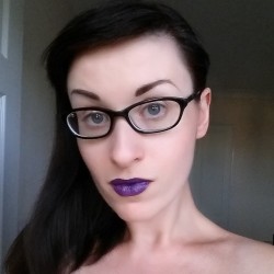 lucyfuruk:  Shade of purple I created using @sleekcosmetics #poutpaints :) #purple #makeup #beauty #specs #brunette #goth #paleskin #brunette #nofilter #instadaily #diybeauty