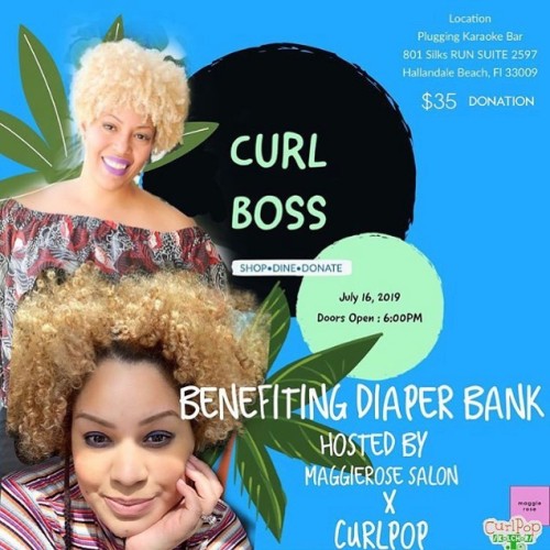 3 More Days Left!! @maggierosesalon @curlpop are partying for an amazing cause! It’s all going down 