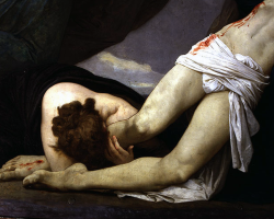 marcuscrassus: William Adolphe Bouguereau - Scènes de la vie de la Vierge: Pietà (1876)