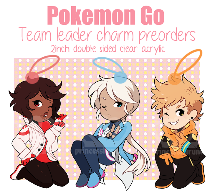 princessharumi:  Yeeeaaahhh I made some PGO Charms ~ I’m excited about these !!