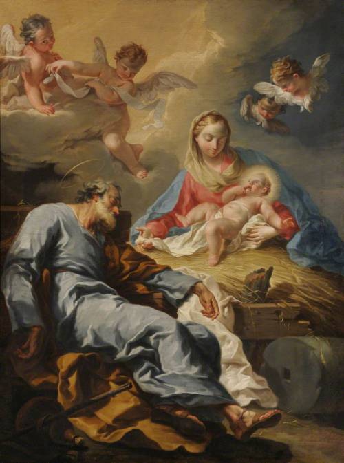 Nativity, by Giovanni Battista Pittoni, Chapel, Sidney Sussex College, University of Cambridge, Camb