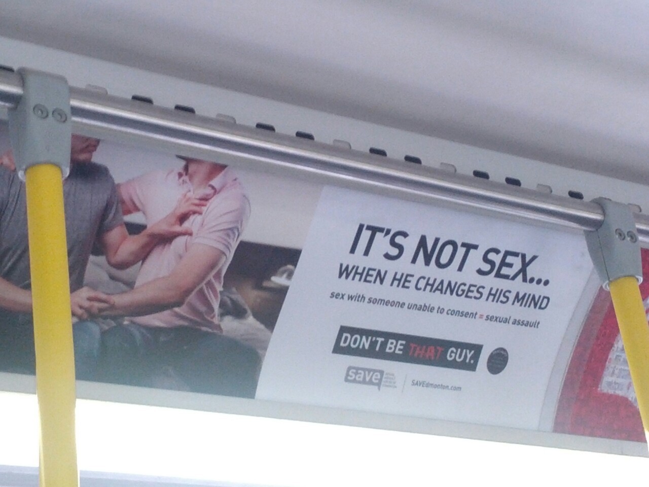 afirethatwillneverburn:
“ racist-murdercult:
“ 50shadesofacceptance:
“ “ only in Canada would you find ads about homosexual rape on a bus. ”
Catch the fuck up America
”
They dont have this in America?
”
We don’t even have ads against heterosexual...