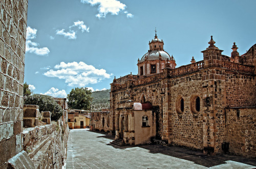 Iglesia del Carmen en Tlalpujahua, Michoacán. México