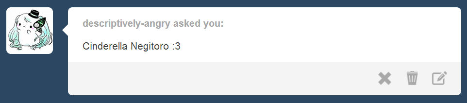 silent-shanin:  I can’t upload it by ask for some reason ;A; Send me some Negitoro