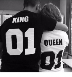 septbouquetmika:  Tumblr shirts KING 01 QUEEN