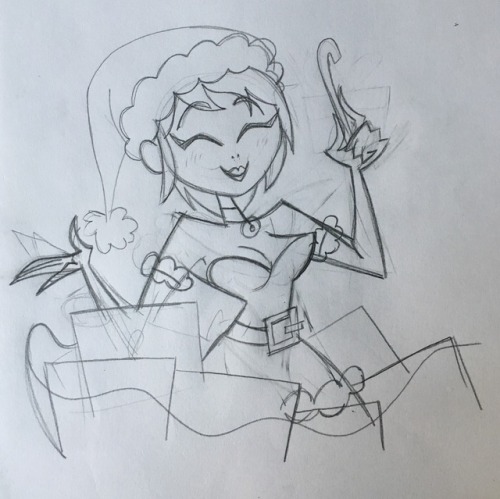 javidluffy:Hohoho! Merry Christmas, Ashi fans! Just a sketch… I don’t know if I will finish it. my Ashi <3