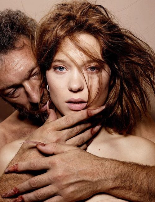 petersonreviews: Léa Seydoux and Vincent Cassel in promotional photographs for La Belle et la Bête (