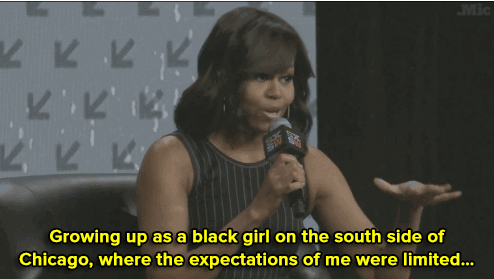 micdotcom:  Michelle Obama shares how young girls can overcome doubters — and how she did it herself 