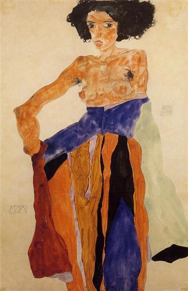 egonschiele-art:    Moa (1911)     Egon Schiele   