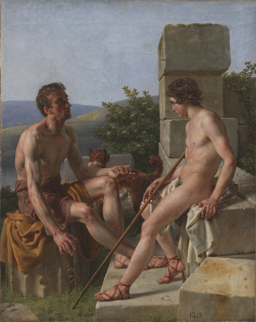 nationalgallery-dk: Two Sheperds, C.W. Eckersberg,