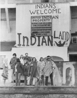 bitterbitchclubpresident:  artsynative:  American Indian Movement  Its still painted there and I got to see it myself.  
