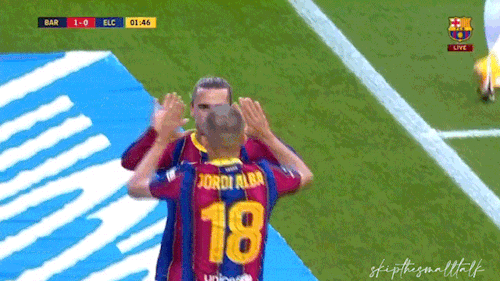skipthesmalltalk:  Antoine Griezmann celebrates with teammates after scoring the