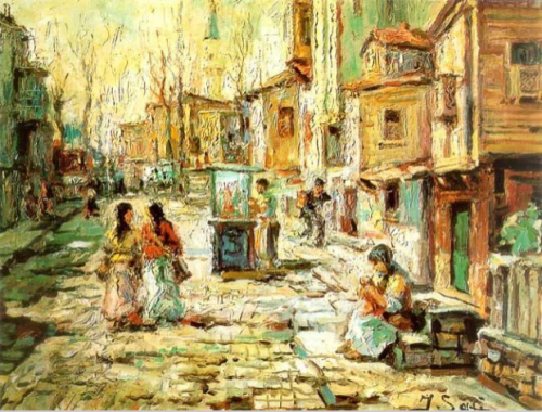 aegean-okra:  Ibrahim Safi (1898–1983) was a Turkish-Azerbaijani painter. He was born in Nakhc