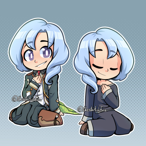 thestarfishface: Adding some more designs to the Rune Factory plushie lineup! Arthur and Vishnal wil