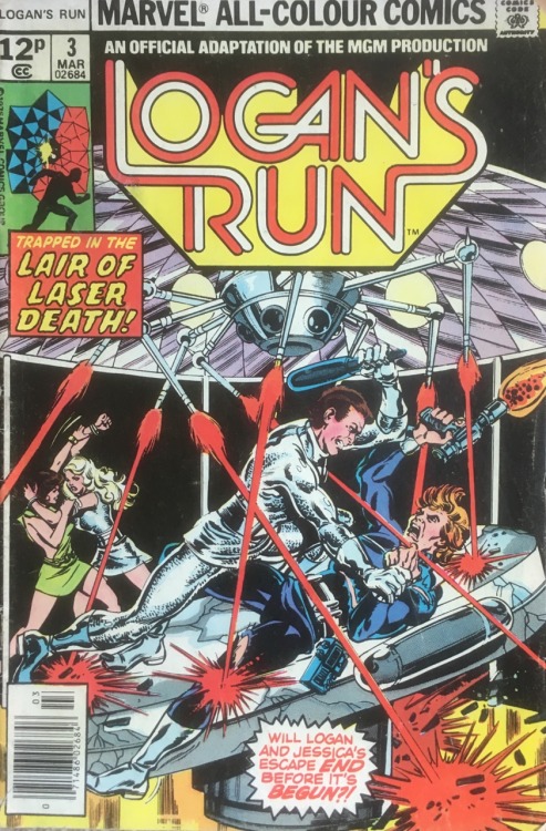 pat1dee: Logan’s Run #3 March 1977 Cover by George Perez And Tom Palmer