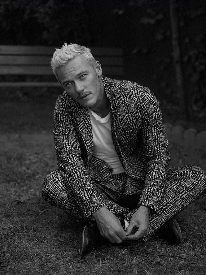 revorish:  INTERVIEW  Luke Evans by  Thomas Whiteside with styling from David Casavant