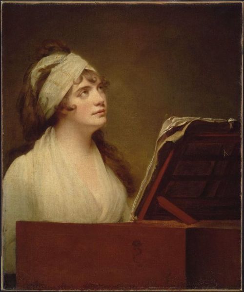 books0977: Miss Mary Tunaley (1790-1793). Joseph Wright of Derby (English, 1734-1797). Oil on canvas