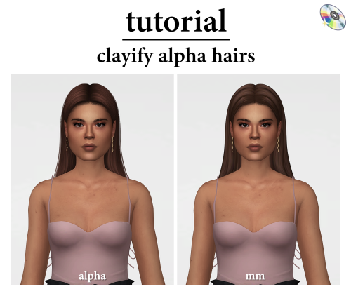 oakiyo:Tutorial - How I Clayify Alpha Hairs: A long awaited tutorial on the method I use to clayify 