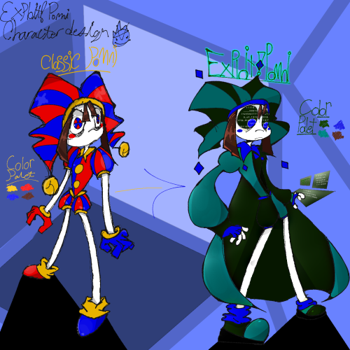 I Made A Pomni/tadc Au!! Her Name Is Exploit!Pomni But She Goes By Exploit For Short, Ill Be Making A