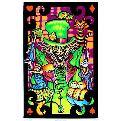 Crazy ass psychedelic Alice in Wonderland black light poster only $5.85! Get it here <—- or